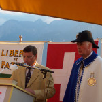 Welcome ceremony: Credit - J P Walter