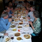Long table dining. Credit - Malcolm Crompton